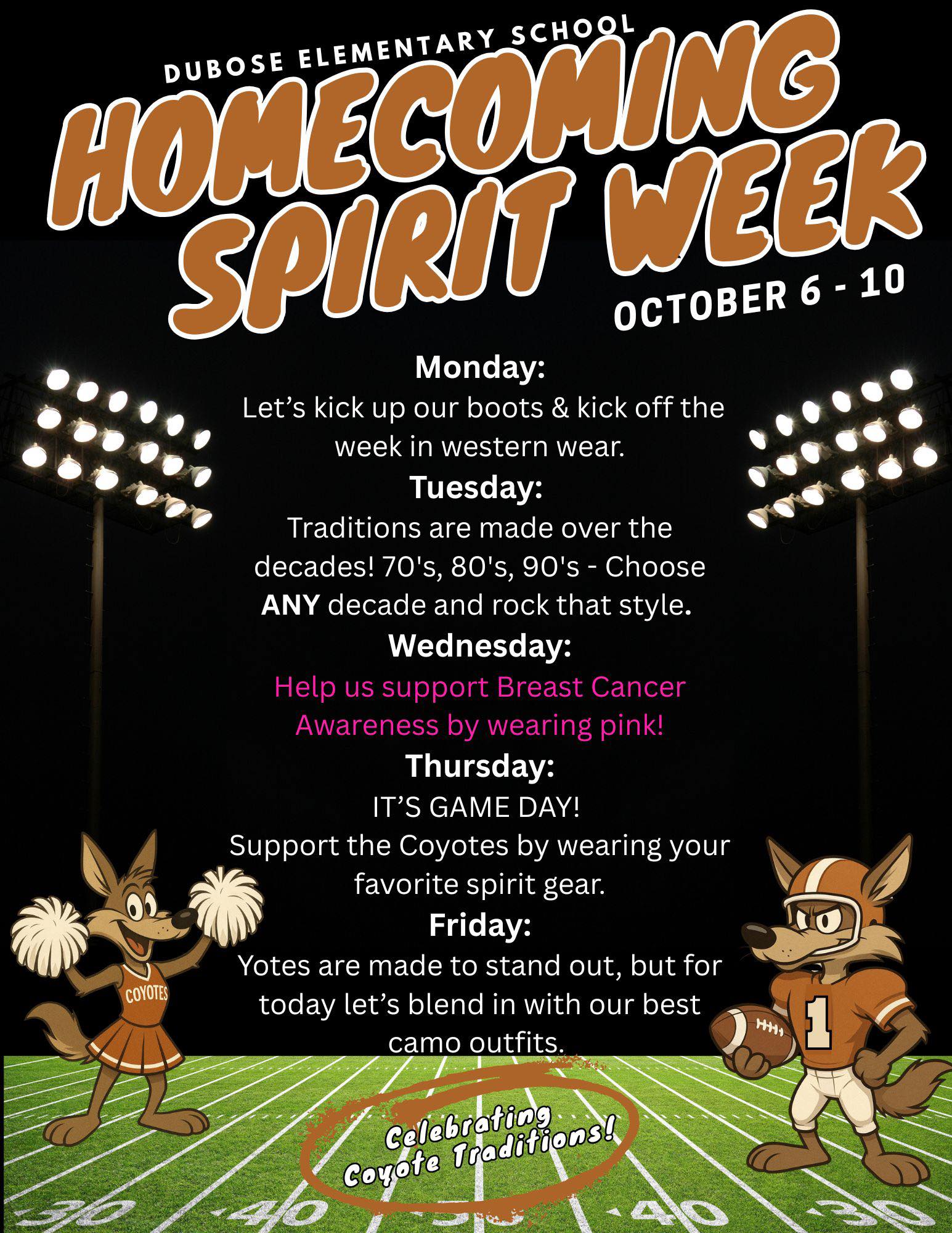 Homecoming Spirit Week
